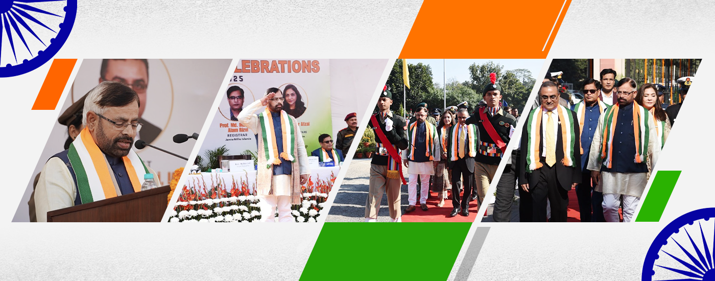 JMI celebrates 76th Republic Day echoing Swarnim Bharat- Virasat aur Vikas theme